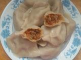 羊肉胡萝卜饺子。