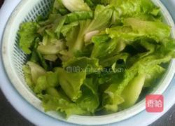 水煮生菜的做法图解2