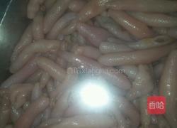 盐爆海肠的做法图解1