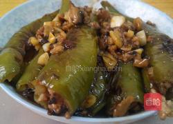 香菇肉酿尖椒的做法图解6