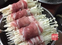 沙茶肥牛卷金针菇的做法图解4