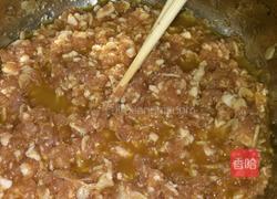 荠菜肉包子的做法图解4