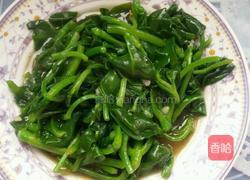 蒜炒穿心莲。的做法图解5