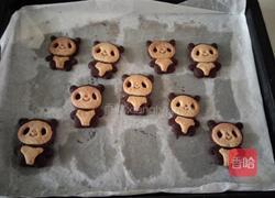 可可熊猫小曲奇的做法图解2