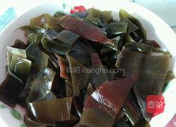 香菇海带小白菜丸子汤的做法图解1