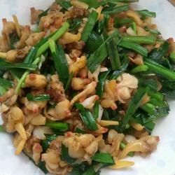 爆炒花蛤肉。的做法[图]