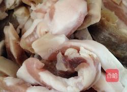咸肉烧刀豆的做法图解1