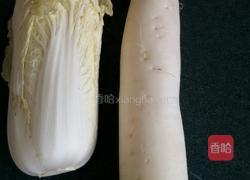 萝卜燜大白菜的做法图解1