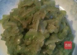 清炒苦瓜的做法图解3