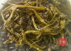 苦菜坛烧蚕豆的做法图解1