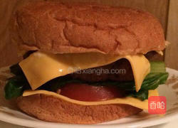 牛肉汉堡包的做法图解5