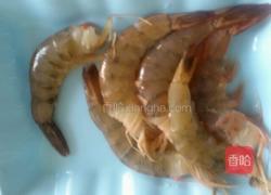 蒜蓉粉丝开边虾。的做法图解1
