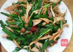 韭菜炒墨鱼。的做法图解6