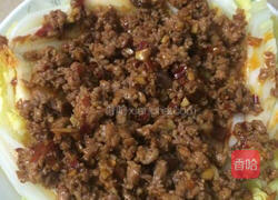 肉末粉丝蒸娃娃菜的做法图解9