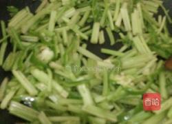 香干芹菜肉丝的做法图解6