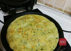 电饼铛茄子青菜饼的做法图解3