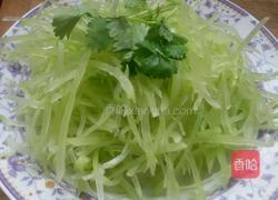 凉拌窝笋丝。的做法图解5