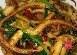 酱爆鱿鱼须的做法图解6