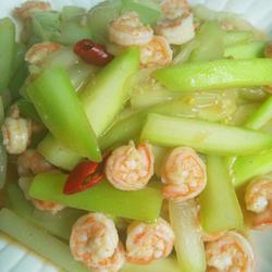 虾仁炒葫芦的做法[图]