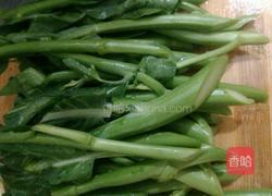 姜汁芥兰远的做法图解2