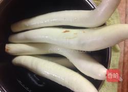 白茄子煲黄豆腐的做法图解1