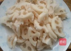 糖醋藕。的做法图解2