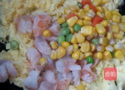 虾仁炒饭。的做法图解3
