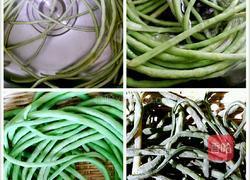 风味豇豆炒肉的做法图解1