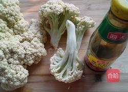 蚝油花菜的做法图解1