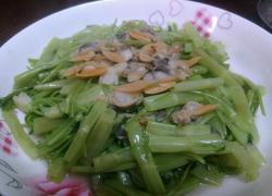 花甲肉炒通菜梗