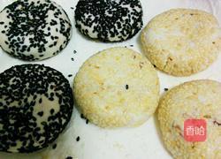 红豆馅芝麻饼的做法图解10