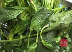 凉拌粉丝菠菜的做法图解1