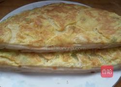 烙饼粘鸡蛋。的做法图解7