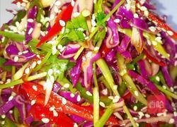 爽口甘蓝丝的做法图解4