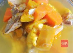 红萝卜玉米南瓜百合汤的做法图解5