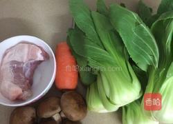 香菇蚝油菜心的做法图解1