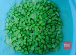 凉拌青豆的做法图解2