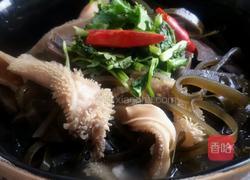 清汤羊杂炖海带。的做法图解5