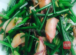 墨鱼仔韭菜苔的做法图解5