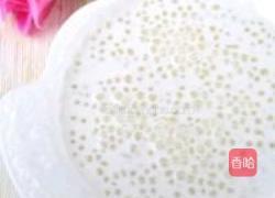 椰汁西米汤圆火龙果盅的做法图解2