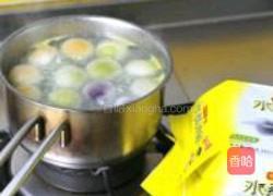 椰汁西米汤圆火龙果盅的做法图解3