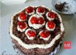 樱桃黑森林蛋糕的做法图解10