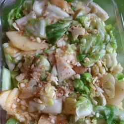 现做现吃的辣圆白菜的做法[图]