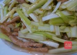 韭黄肉丝的做法图解6