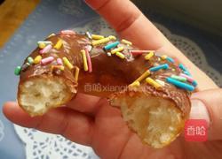 巧克力彩针甜甜圈。的做法图解8