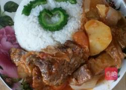红烩牛肉饭的做法图解3