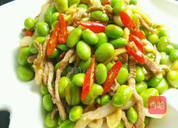 毛豆米炒肉丝的做法图解8