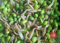 毛豆米炒肉丝的做法图解7