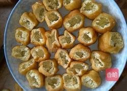 油豆腐酿肉的做法图解1