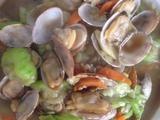 蛤蜊炒丝瓜的做法[图]